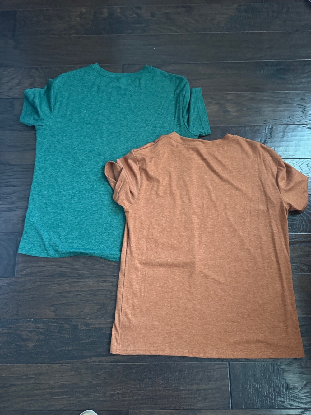 Womens Pair of Holiday Tees-- 'Gobble' Orange Graphic Tee/XMAS Green Graphic Tee - Picture 10 of 10